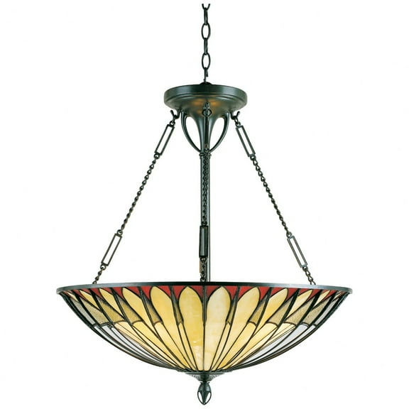 4 Light Pendant- 25 Inches High     -Traditional Installation Quoizel Lighting Tf1816vb