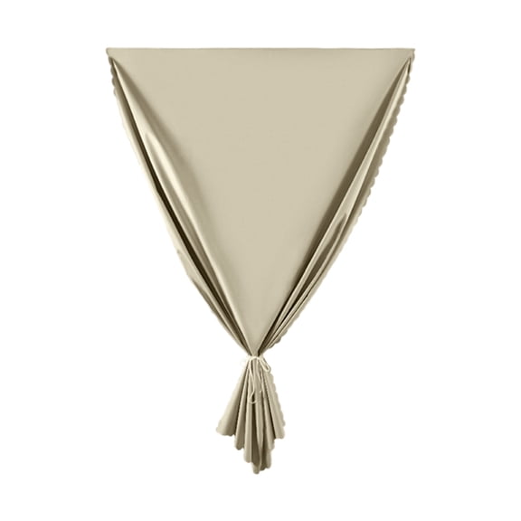 Self Adhesive Portable Blackout Curtains,Heat Blocking Light Filtering Curtains for Living Room Bedroom Khaki