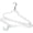 Clear Silver Hangers, variant on Concepts 15-Pack Clear Pink Glitter Acrylic Hangers with Silver Metal Hooks | Heavy-Duty, Slim & Space-Saving | Non-Slip Closet Hangers for Dresses, Shirts, Blouses & Jackets