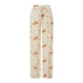 thumbnail image 1 of Faithtur Womens Halloween Pajamas Pants Ladies Pumpkins Ghost Print Drawstring Pajama Bottoms, 1 of 9