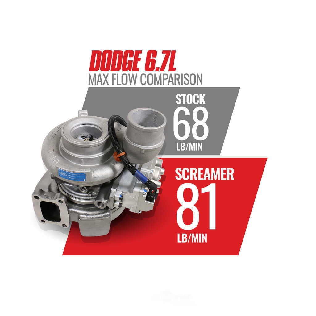 BD Diesel 1045771 BD Screamer 6.7L Cummins Turbo Dodge 2013-2018 Pick-up HE300VG