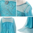 thumbnail image 2 of HAWEE Girls Princess Dress Costume with Long Cape - Luxury Sequin Halloween Dress up, 2 of 6