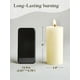 thumbnail image 3 of Velas Ashlux Pilar Marfil sin Aroma y sin Goteo 7.5x15 cm, 3 of 8