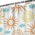 thumbnail image 3 of Gothic Shower Curtain Set - Dark Celestial Moon & Star Print, Mystical Cosmic Bath Decor, Waterproof Polyester 72"Wx72"L, Goth Aesthetic Gift, 3 of 5