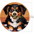 thumbnail image 6 of Pixel dog Circular Acrylic Wall Clock - Elegant Decorative Timepiece for Home or Office - 12 Inch Diameter - Non-Ticking Quartz Movement, 6 of 6