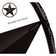 thumbnail image 5 of Urbalabs 24" Metal Barn Star Western Decor Cast Wire Rope Circle Ring Rustic Wall Decor Texas Lone Star, 5 of 7