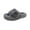 Gray, variant on Women's Fuzzy Slide Slippers Buckle Decor Open Toe Fluffy Sandals Soft Warm Cozy Indoor Outdoor House Shoes Multi Color Winter Slippers For Women Pink Women Sandal
