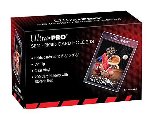 100 Ultra Pro Semi Rigid Card Holders PSA BGS Grading Submission Tall #43000 