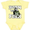 thumbnail image 3 of Inktastic Born to Fish Boys or Girls Baby Bodysuit, 3 of 5