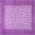 thumbnail image 1 of Ahgly Company Indoor Square Persian Purple Traditional Area Rugs, 3' Square, 1 of 4