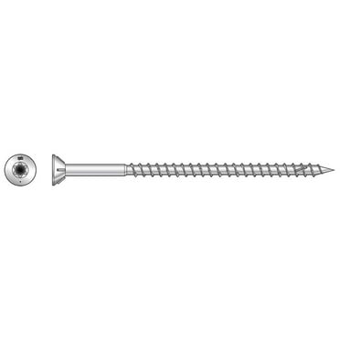 Simpson Strong-Tie T10300WPP - #10 x 3" 316SS DWP Flat Head Screw T-25 350ct