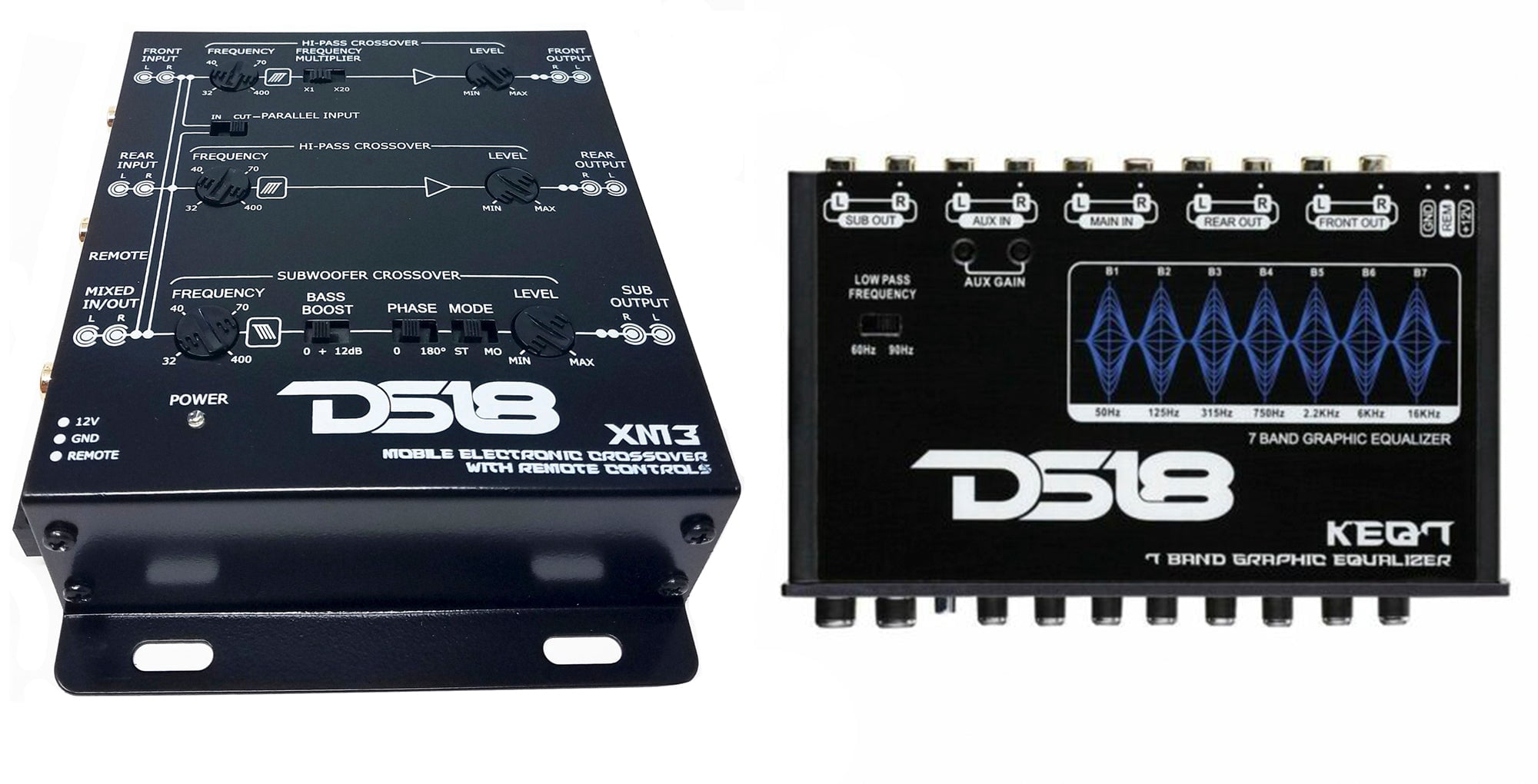 DS18 Combo KEQ7 7 Channel Equalizer + 