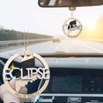 thumbnail image 5 of Oferta por tiempo limitado!Adorno de eclipses solares / Encanto del coche, Recuerdo de eclipses de madera, Adornos colgantes planos 2D para coches / mochilas, 5 of 5