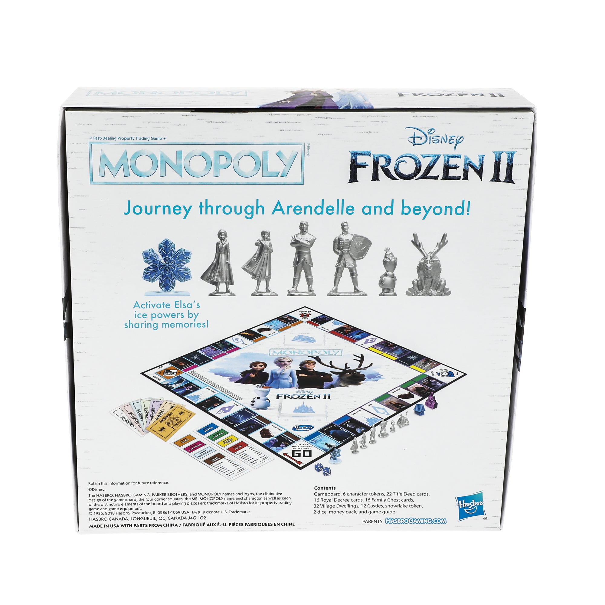 REPLACEMENTS PICK YOUR PARTS Monopoly Frozen 2 II Edition Board Game SPARES 
