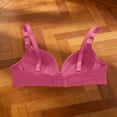 thumbnail image 7 of Hrsba No Underwire Bra,Solid Color Supportive Push Up Breathable Lightweight Regular Wear Intimates for Women, 7 of 7