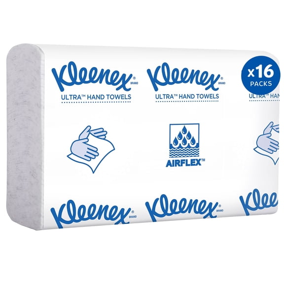 Kleenex Reveal Multifold Paper Towels, Bulk (46321), 2-Ply, 7.5" x 9.4" Towel, for Kimberly-Clark Professional Countertop System Dispensers (150 Sheets/Pack, 16 Packs/Case, 2,400 Sheet Total)