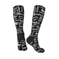 thumbnail image 4 of Haiem Pasta Bacon Socks, Funny Novelty Crazy Design Cotton Socks Sports Socks Knee High Socks For Men, Women,1Pairs - Gift For Working Friends, 4 of 9