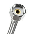 thumbnail image 4 of Uxcell Faucet Supply Connector 304 Stainless Steel G1/2 Female x 1/8NPT Male 59" Length Silver 2pcs, 4 of 5