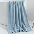 thumbnail image 5 of Large Bath Towels 100% Cotton Super Soft and Highly Absorbent, Quick Dry Lightweight Towels for Bathroom, Home, Gym, and Spa, Extra Large Bath Sheet, Gentle on Skin, 5 of 5