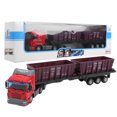thumbnail image 2 of Jouet Véhicule à Rétrofriction, Jouet Chariot de Transport, Tête en Alliage Haute Simulation pour Enfants de Plus de 3 Ans Rouge, 2 of 8