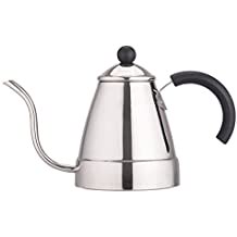 Zell Stainless Steel Tea & Drip Coffee Gooseneck Kettle | Precise Thin Spout