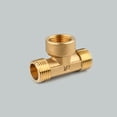 thumbnail image 4 of Conector de Tubería Sunnimix 1/2 3 Vías Roscados de Latón Duradero Forma T, 4 of 8