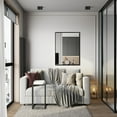 thumbnail image 2 of EVIVA Black 24X30 Inch Modern Framed Bathroom Mirror, 2 of 10