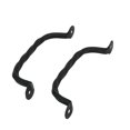 thumbnail image 6 of SaKeGa Rustic Twisted Barn Door Handles - 5 7/16 Inch, 2-Pack, Heavy-Duty Iron Handles, 6 of 7