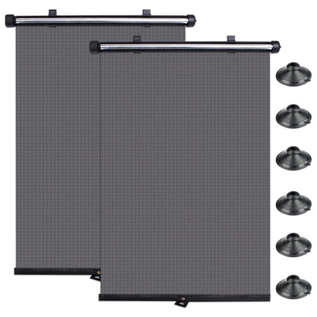 Tahtuvzn Auto Parts Clearance! 2 Pack Car Window Shades for Side Window Car Window Shade for Child Retractable Car Sun Shade for Car Window Effectively Block Harsh Sunlight Gifts for Family