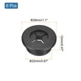 thumbnail image 2 of Uxcell 6 Pack Cable Cord Grommet, 7/8 Inch Desk Grommet Flexible Rubber Grommets, Black, 2 of 7