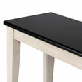 thumbnail image 5 of Shaker Backless Dining Bench - European Black Ash/Antique White, 5 of 6