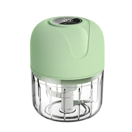 

100ml Capacity Electric Garlic Chopper Mini Food Portable Garlic Masher Mincer Press Wireless Food Processo