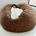 thumbnail image 1 of Funda de sofá Inicio Esponja Cama Bean Bag Funda para silla Funda para dormitorio doble Balcón Sofá TOMSHOO Camello, 1 of 3