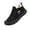 Black, variant on Mens Snow Shoes Winter Fleece Lined Slip On Anti-Slip Walking Shoes Rugged Sole Thermal Ankle Boots Soft Faux Fur Lined Outdoor Casual Sneakers