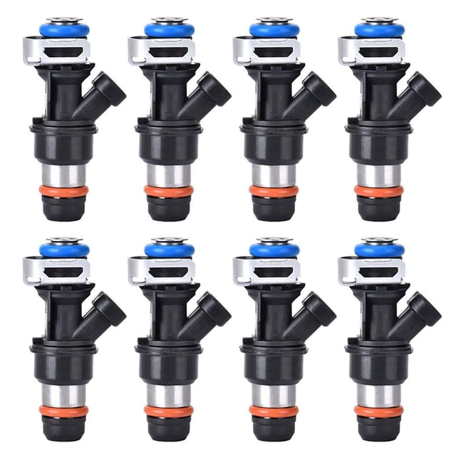 Paquete de 8 inyector de combustible Instalación práctica Servicio a largo plazo Operación de estilo tonteriza Boquilla de onda de boquilla Reemplazo de accesorios para GM Speravity VI002081-00B
