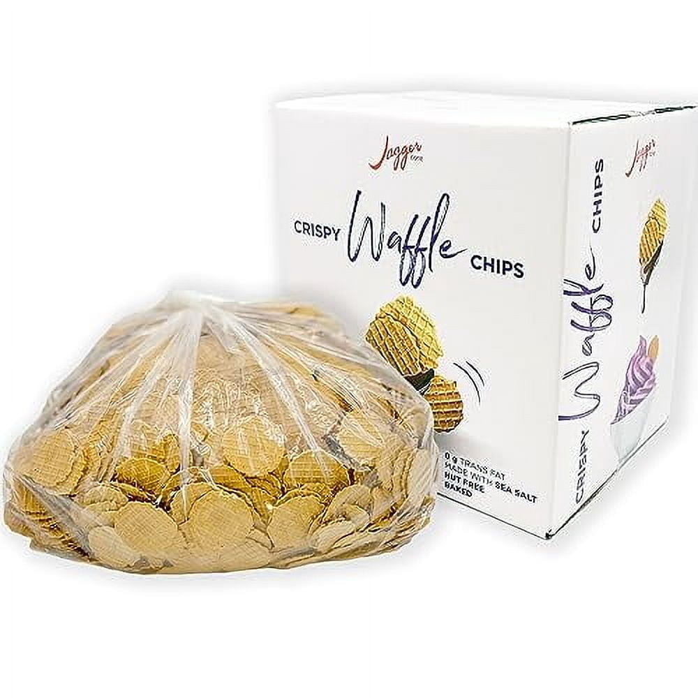 Jagger Cone Waffle Nachos®, Crispy Waffle Chips For Ice Cream Nachos, 5.5 Lb. Box