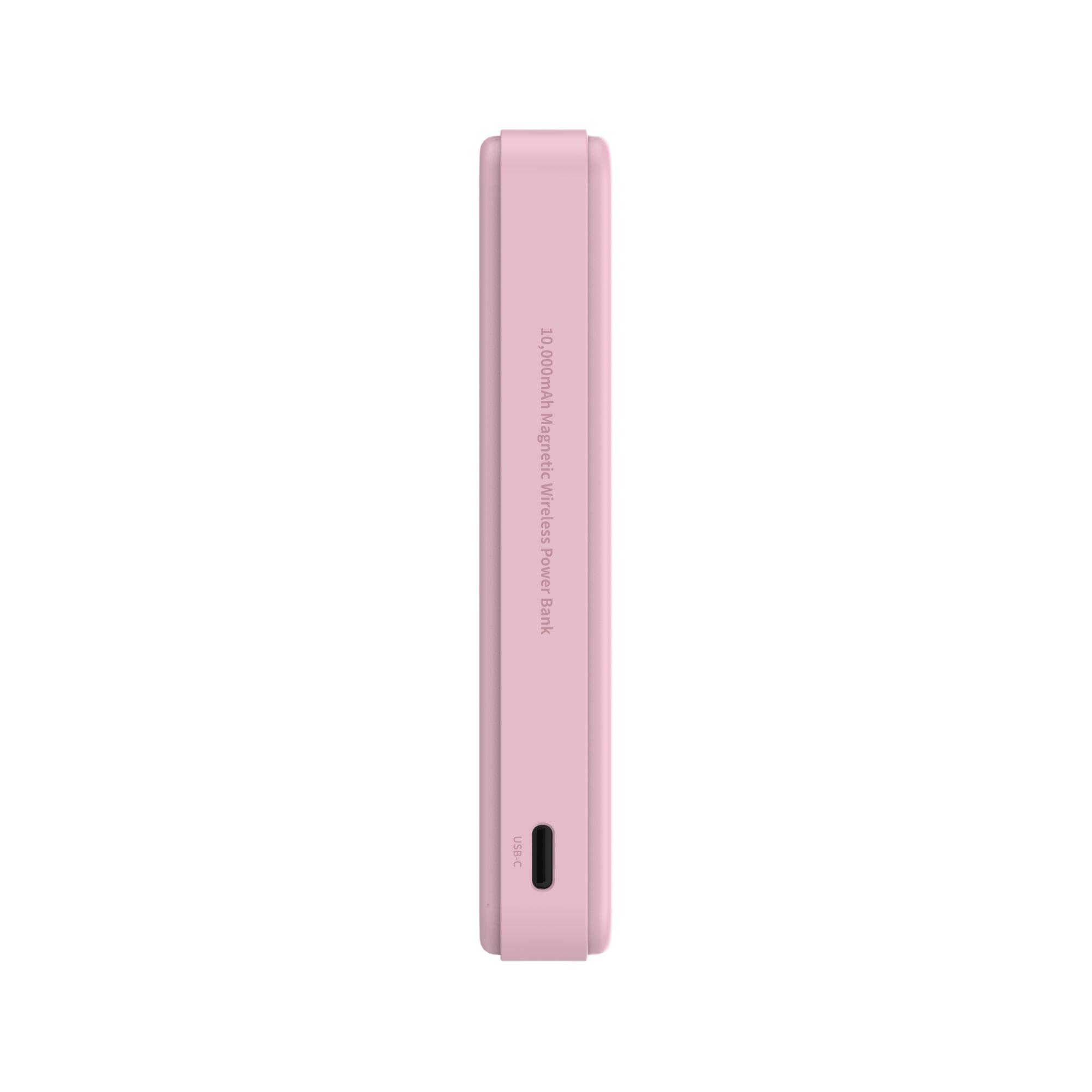 Emerson Power Bank with 15W Qi2 Magnetic Wireless Charging and 20W Wired Output Charging, Pink - PBW1010P
