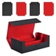 thumbnail image 1 of Caja para guardar barajas de cartas coleccionables con 4 separadores y cierre magnético. Rojo Divisor Rojo, 1 of 8