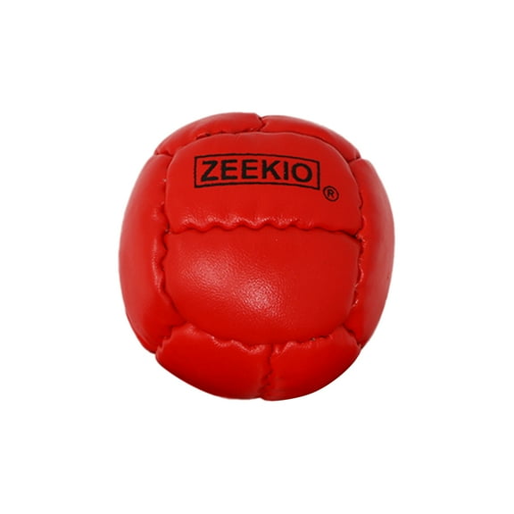 Zeekio Galaxy Juggling Ball - Premium 12 Panel Leather Ball, 130g, 67mm - (1) Single Ball - Red