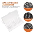 thumbnail image 2 of 240pcs Decorative Women Nail Tips Full Cover False Nails Manicure Fake Nails, 2 of 9