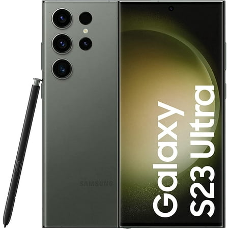 Samsung Galaxy S23 Ultra 5G SM-S918B/DS 256GB 12GB RAM DUAL SIM (Global Model) Factory Unlocked GSM (Green)