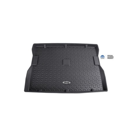 Rugged Ridge by RealTruck Cargo Liner for Jeep CJ & Wrangler YJ | Black | DMC-12975.22 | Compatible with 1976-1986 Jeep CJ-7; 1987-1995 Jeep Wrangler YJ