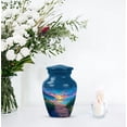 thumbnail image 7 of Beach Urns For Human Ashes Adult Female Small 3 Inch, Sunset Cremation Urns For Adult Brother And Sister, Blue Keepsake Urn For Human Ashes Mom And Dad, 7 of 7
