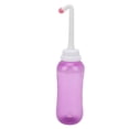 thumbnail image 1 of Bidet Portable Portable, Fort Récipient de Lavage Vaginal de Résistance au Vieillissement Apaiser le Vagin Réutilisable Bidet Portable pour la Maison Tête Droite Bleue 500ml, Coude Bleu 500ml, Droite Violette, 1 of 8