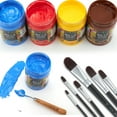 thumbnail image 2 of Acrylic Paint for Wall Art, 500ml(16.9Fl Oz), Rich Pigment, Waterproof Paint for Canvas/Wood/Clay, DIY Craft Supplies, 2 of 10