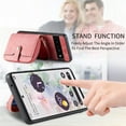 thumbnail image 3 of TECH CIRCLE Wallet Case for Google Pixel 9 Pro XL,PU Leather Flip Folio Adjustable Detachable Crossbody Zipper Purse Case with Card Holder Kickstand for Google Pixel 9 Pro XL 6.8" 2024,Pink, 3 of 10