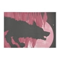 thumbnail image 2 of MKHERT Wolf And Moon Doormat Rug Home Decor Floor Mat Bath Mat 23.6x15.7 inch, 2 of 3