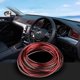 thumbnail image 2 of RV Tira de ajuste interior del coche roja (línea de ajuste interior de 32.8 ft + 20 tiras de ventilación), accesorio decorativo universal para línea de estilo de coche, accesorio decorativo de tira fl, 2 of 5