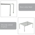 thumbnail image 5 of Smart Design Cabinet Storage Shelf Rack - Medium - 8.5 x 13.25 inch- Charcoal Gray, 5 of 7