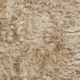 thumbnail image 5 of SAFAVIEH Riviera Comgan Solid Plush Polyester Shag Area Rug, Beige, 3' x 5', 5 of 6